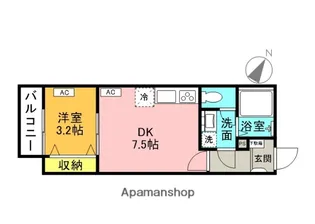 ARIETTA TAKINISHI【1階】の間取り