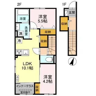 マリーゴールド【2階】の間取り