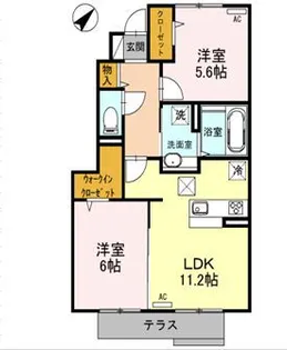 エストルピナス【1階】の間取り