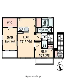 SANCTBELLE COURT【202号室】の間取り