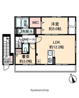 SANCTBELLE COURT【201号室】の間取り