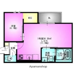 REGALEST響【2階】の間取り