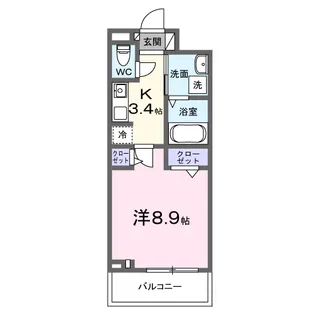 パーク グレイス 上尾【3階】の間取り