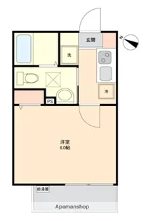 しずくBLANC【3階】の間取り