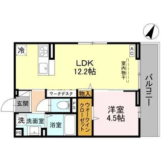 アザレア C【2階】の間取り