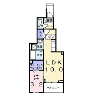ヒカルサ大宮南中丸ノ—スⅠ【1階】の間取り