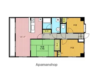 SGKマンションパピオール【6階】の間取り