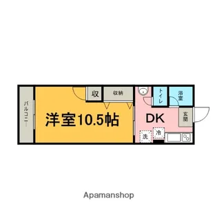シティハイム郷照【1階】の間取り