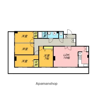 マルイチ宮原駅前プラザ【902号室】の間取り