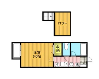モンシャトー大成A棟【1階】の間取り