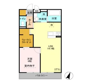 グリーンガーデン【3階】の間取り