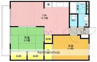 LA.POIRE.ST【406号室】の間取り