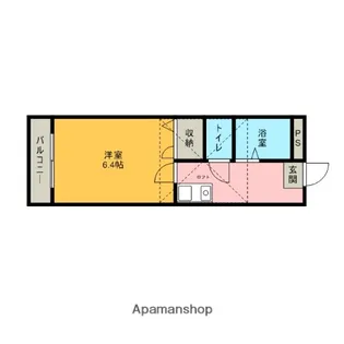 MONA−E【203号室】の間取り