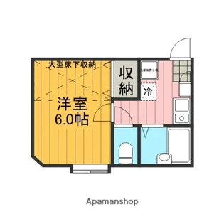 モンシャトー宮原J棟【103号室】の間取り