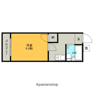 ゴールデンステート・大宮【103号室】の間取り