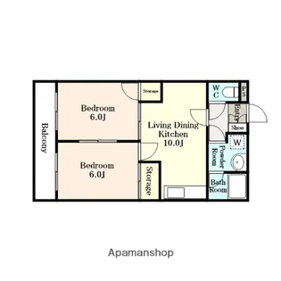 メゾン芝【502号室】の間取り