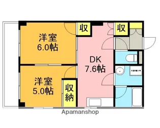 メゾン芝【301号室】の間取り
