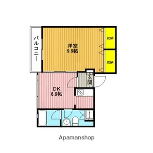 K’S COURT PURECIOUS【303号室】の間取り