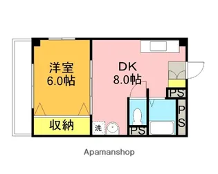 シンハイム蕨【301号室】の間取り