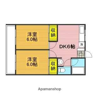 中央コータース【102号室】の間取り