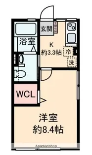 広進コーポ【101号室】の間取り