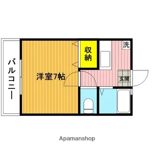 マーブル武蔵浦和【3階】の間取り