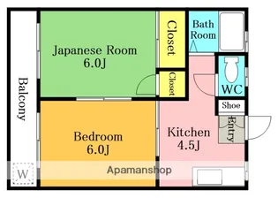 ダイシンコーポ【3階】の間取り