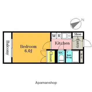 ロジマン蕨Ⅱ【2階】の間取り