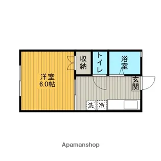 パークサイドシャトレWS−B棟【2階】の間取り