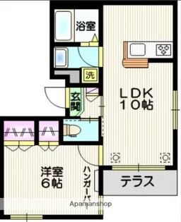 Mメゾン【102号室】の間取り