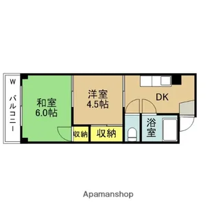 日和コーポ【3階】の間取り