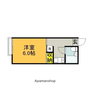 パレーシャル山本【2階】の間取り