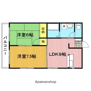 3SEPIAⅡ【2階】の間取り