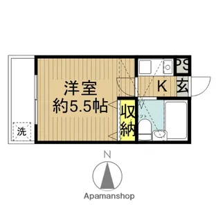 ラディシュ川田【2階】の間取り