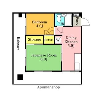 ワコー第2蕨マンション【7階】の間取り