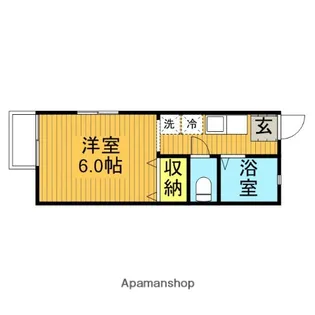 共栄ハイツ【2階】の間取り
