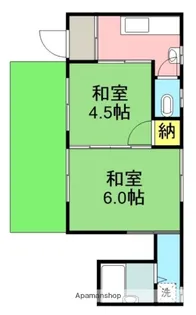 豊田アパート【1F号室】の間取り