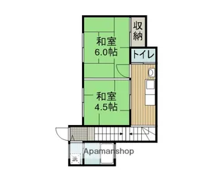 豊田アパート【2F号室】の間取り