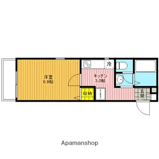 ピエ デ トロンシェ【1階】の間取り