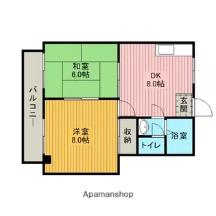 星野ハイツ【302号室】の間取り