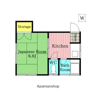 ひたち荘【101号室】の間取り