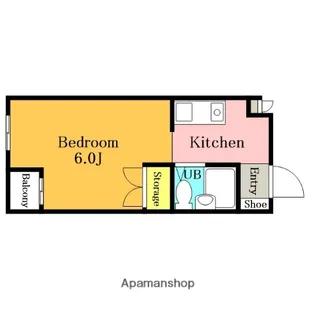 レジデンスLINDO【402号室】の間取り