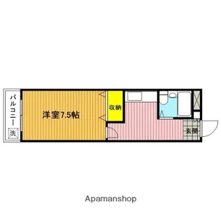 T‘S GARDEN 蕨【301号室】の間取り