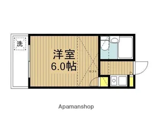 アミューズメント21塚越【103号室】の間取り