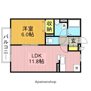 セジュール前川Ⅲ【101号室】の間取り