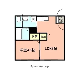 プレシャスピア蕨【1階】の間取り