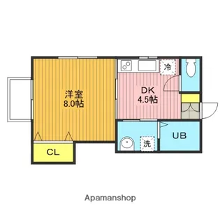 JOY【202号室】の間取り
