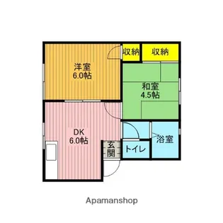 八重山ハイツ【1階】の間取り