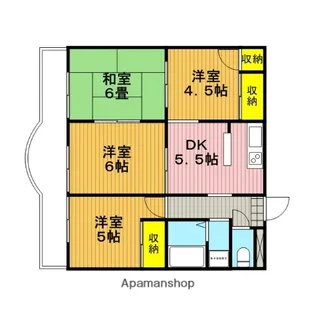 モア・ライフ芝【3階】の間取り