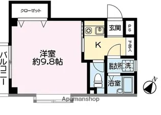 トスカーナ南浦和【702号室】の間取り
